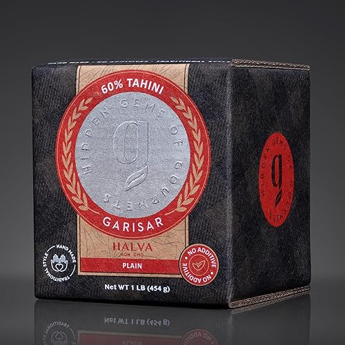 Miniatura 13 de Garisar Tahini Halva 60% Tahini – Halva – Halva de pistacho – Halva turca – Chocolate de caramelo – Postres – Dulces de Oriente Medio – Delicias