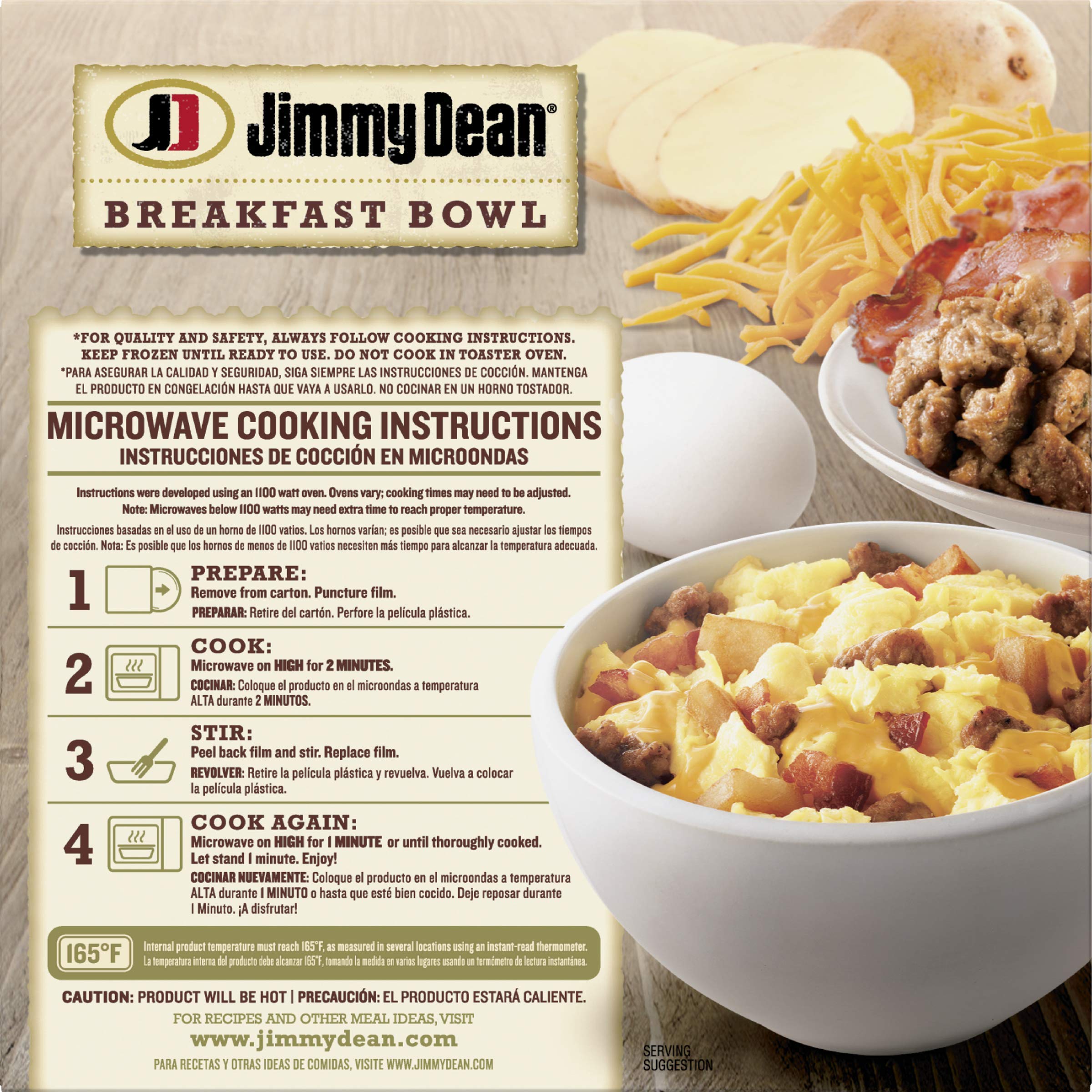 Jimmy Dean Meat Lovers Breakfast Bowl 7 oz — view 2