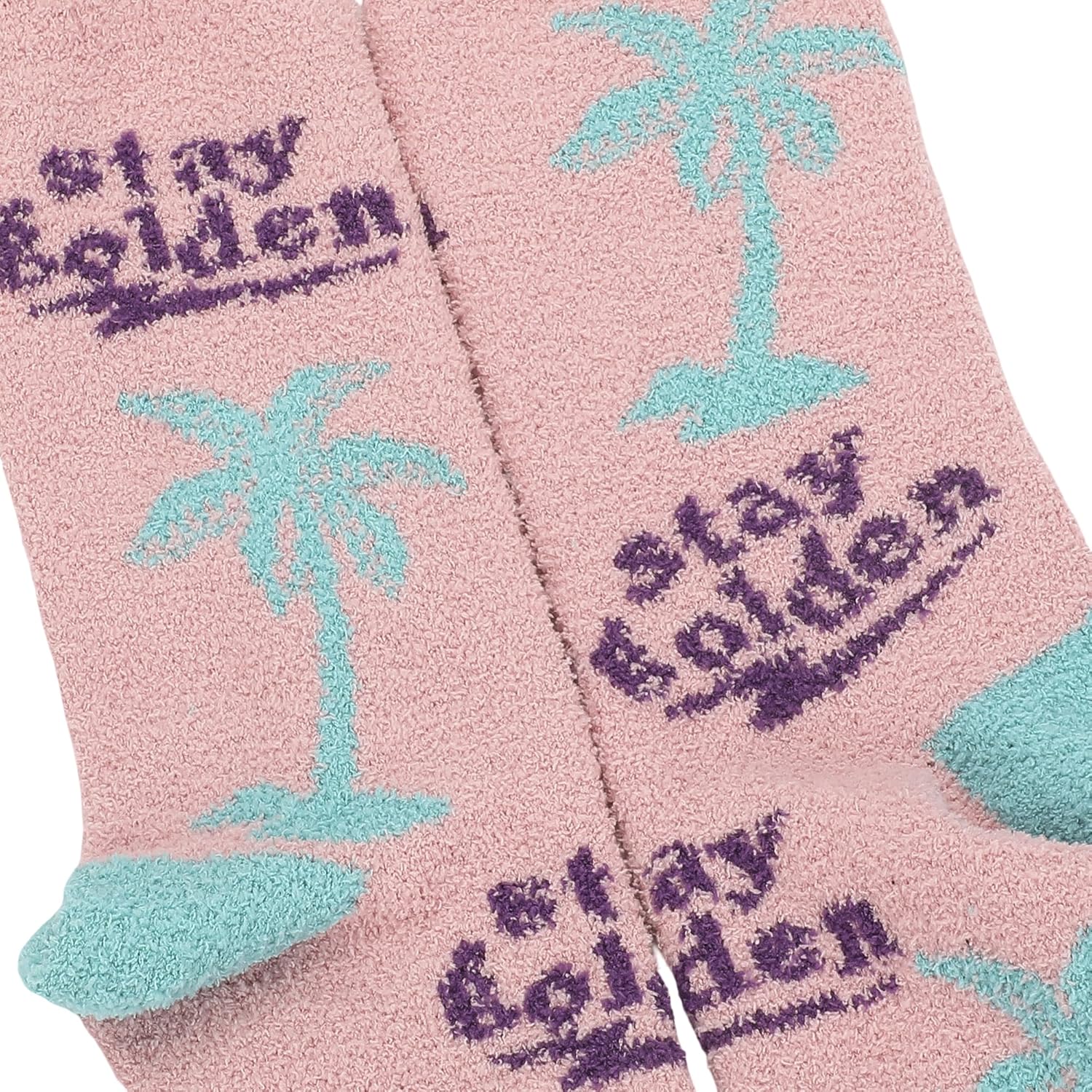 Bioworld Golden Girls Stay Golden Womens Chenille Cozy Crew Socks - Image 5