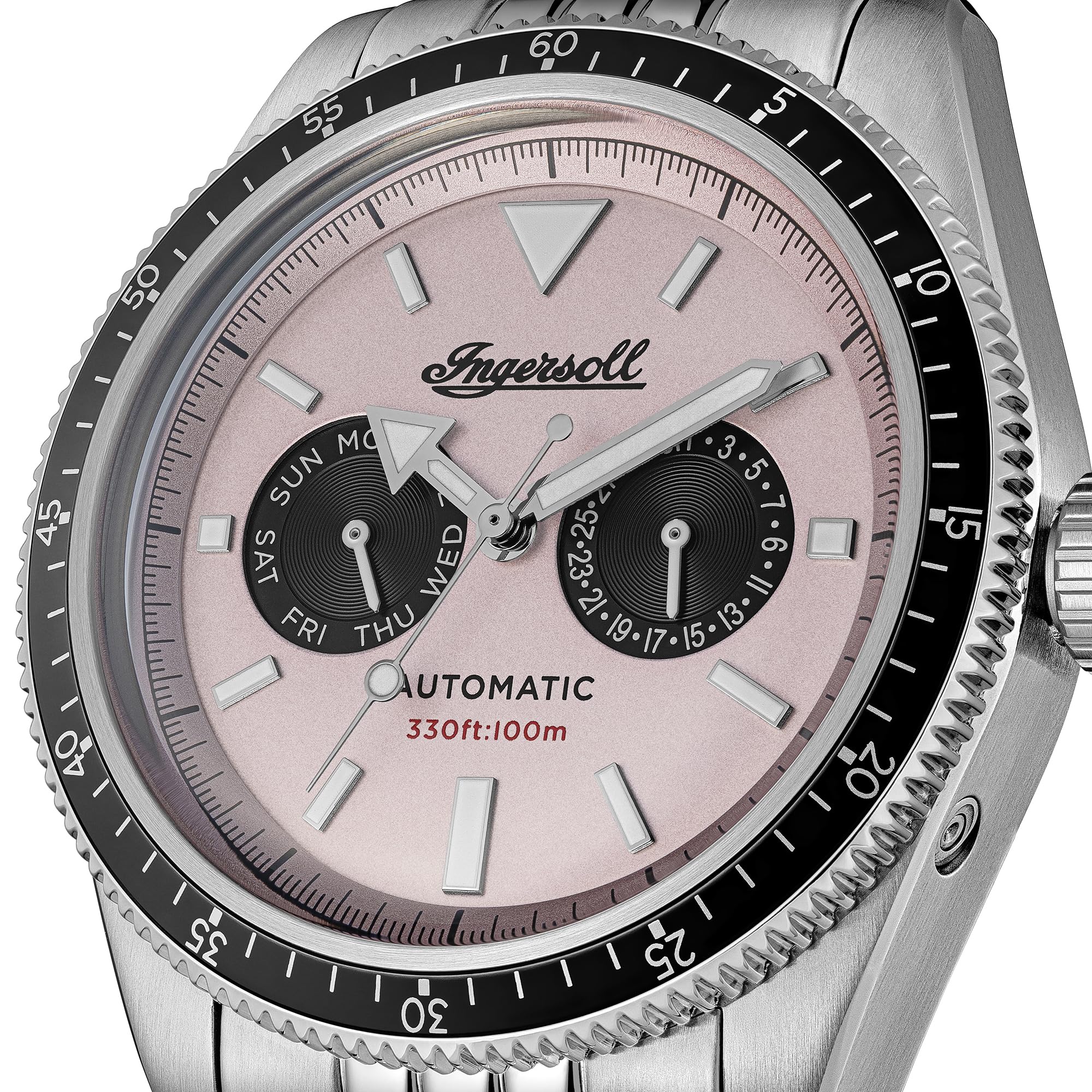 Ingersoll The Outlaw Herrenuhr Edelstahl 43 mm Automatik
