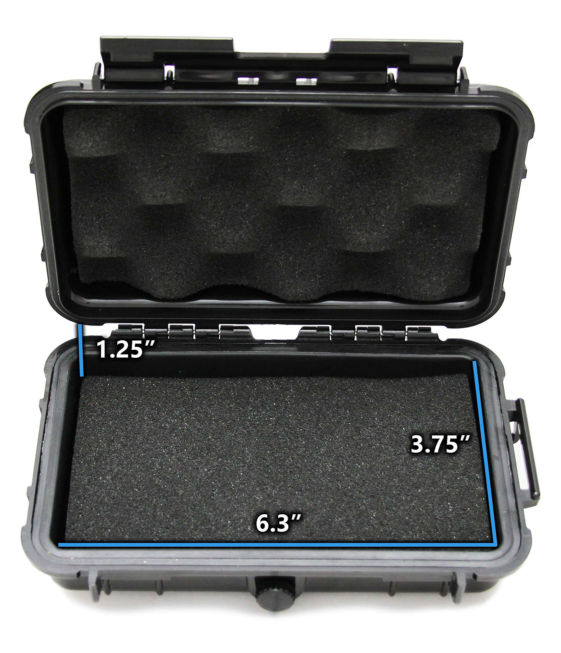 CASEMATIX Casemix - Custodia Impermeabile da Viaggio per Hard Disk Esterno G-Technology G-Drive Mobile 1TB / 2TB / 4TB USB 3.0 e USB-C Portatile Hard Disk – Resistente agli Urti, Chiusura ermetica