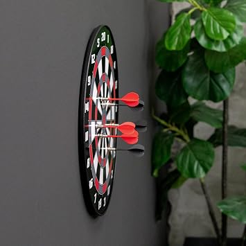 Accudart 16 Magnetic Dartboard Set Magnetic Dart Board with 6 Darts, Wall Mount Design, No Steel Tips, Ideal for Casual Play