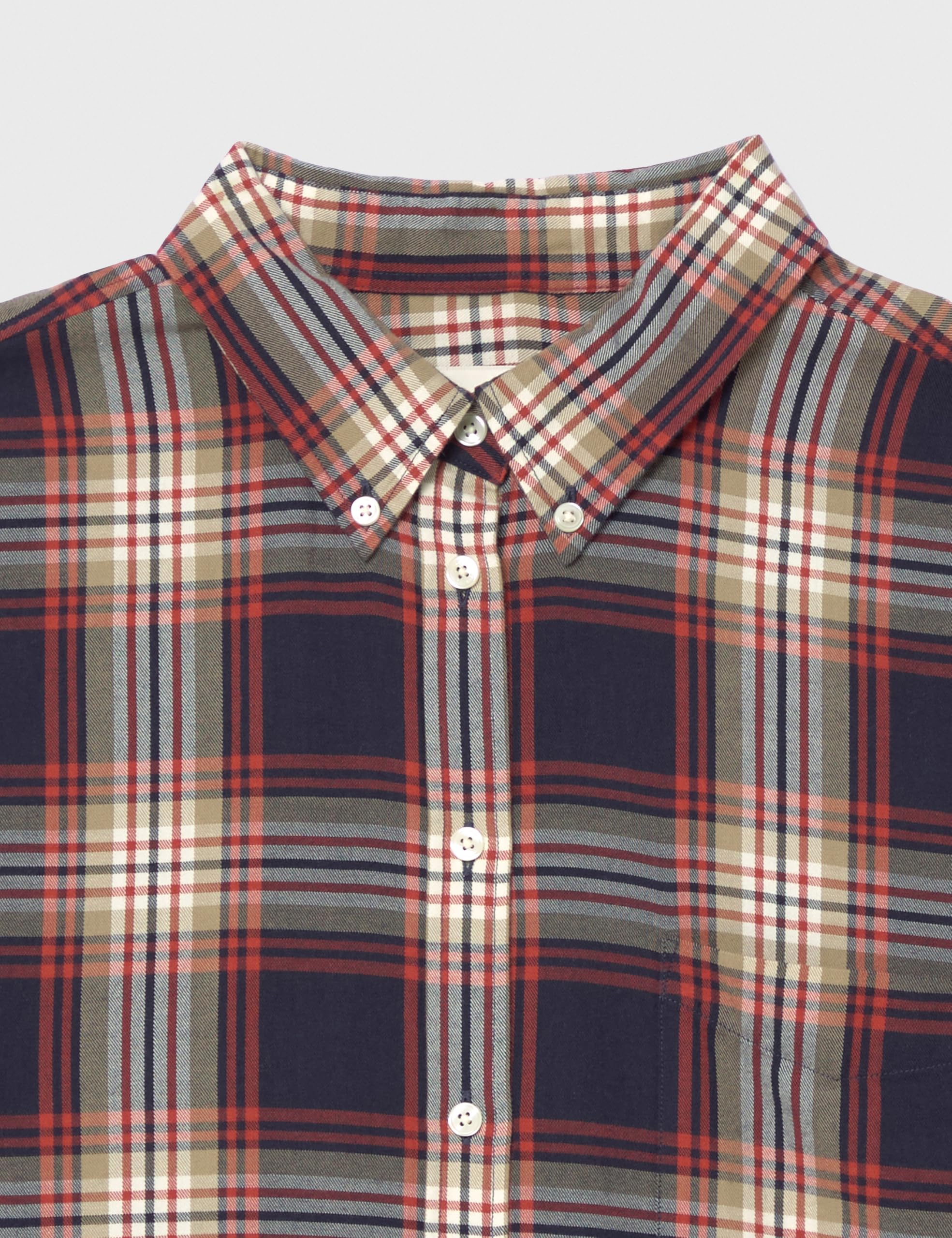 GANT Rel Checked Flannel BD Shirt Camicia da Donna Donna