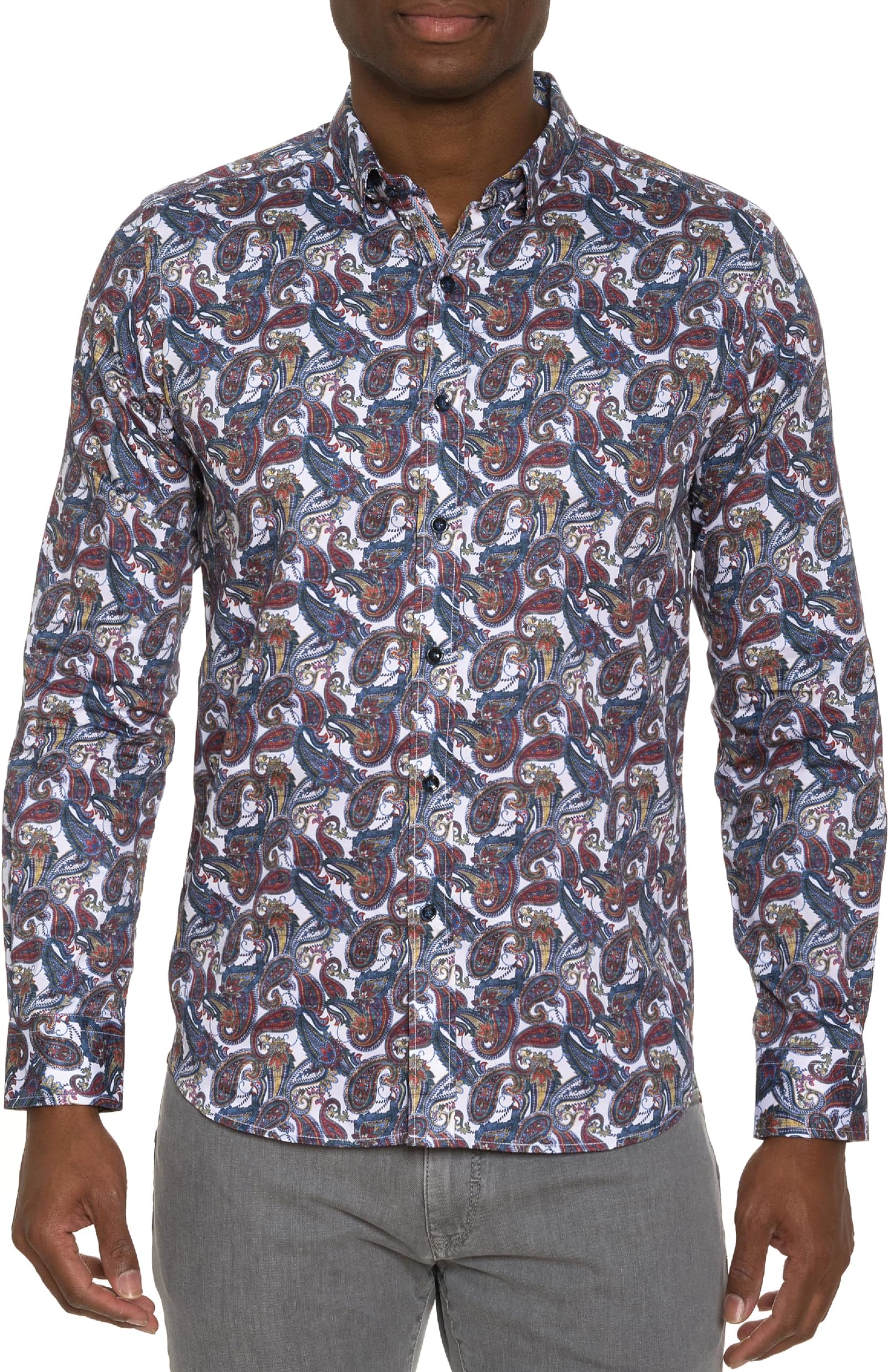 Robert Grahammens Sabir L/S Woven Shirt Button Down Shirt