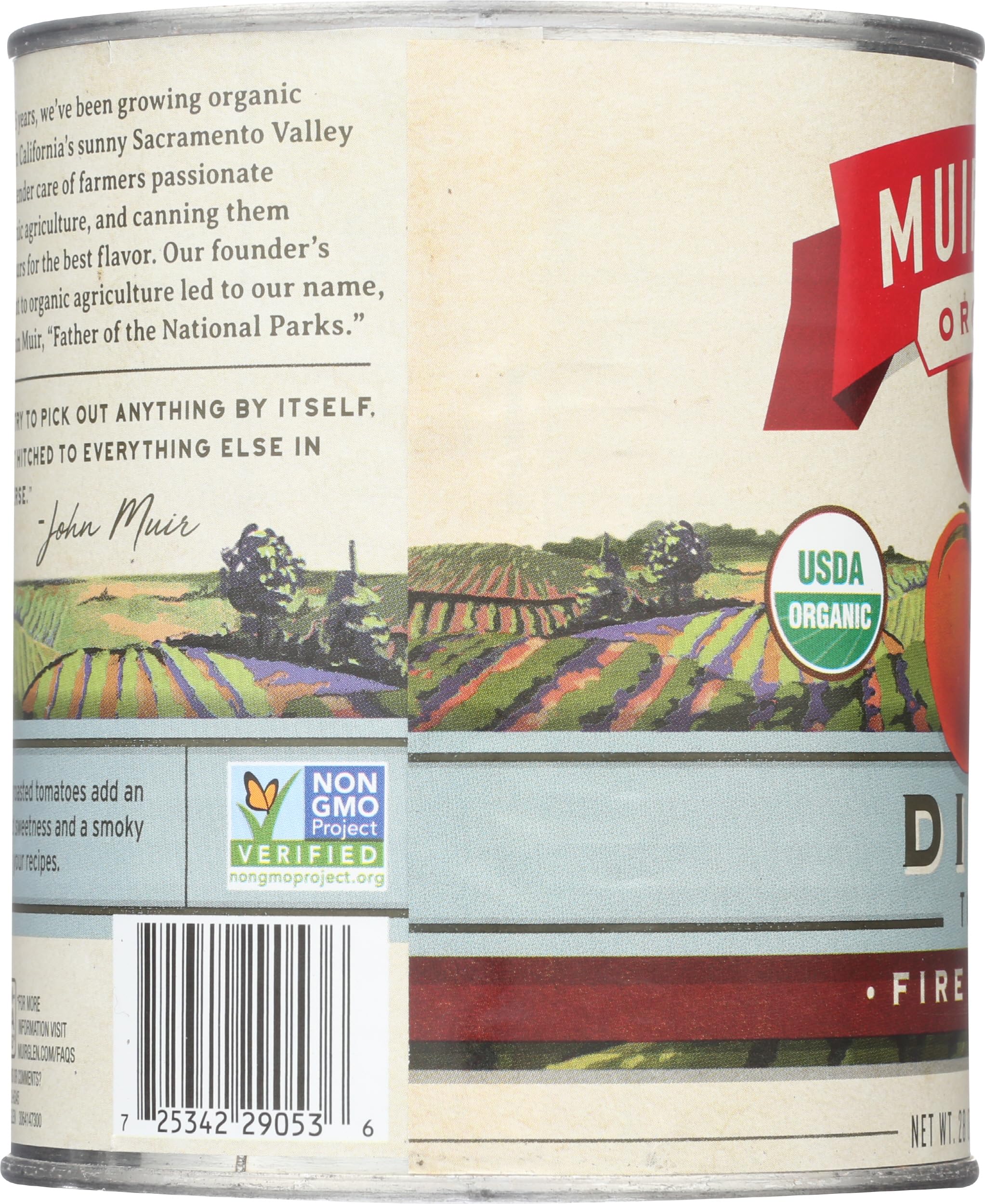 Muir Glen Organic Diced Fire Roasted Canned Tomatoes, 28 oz