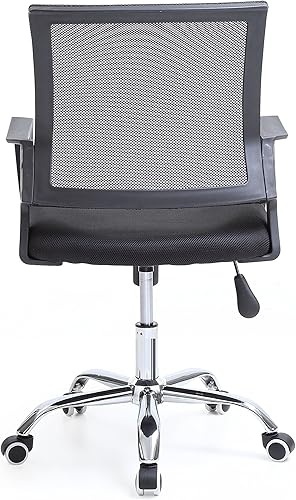 Miniatura 5 de Hodedah Import HI-4025 Silla de oficina de malla negra