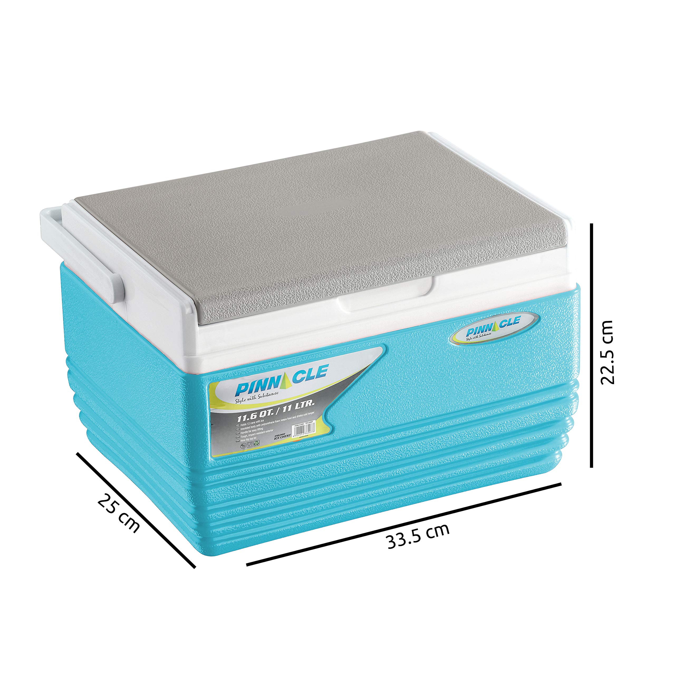 Buy Pinnacle Ice Cooler Box with Soft Touch Handle Keeps Cold Upto
