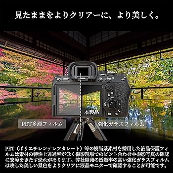 Amazon | SONYカメラ対応 ZV-E10 II/ZV-E1 専用 ガラスフィルム