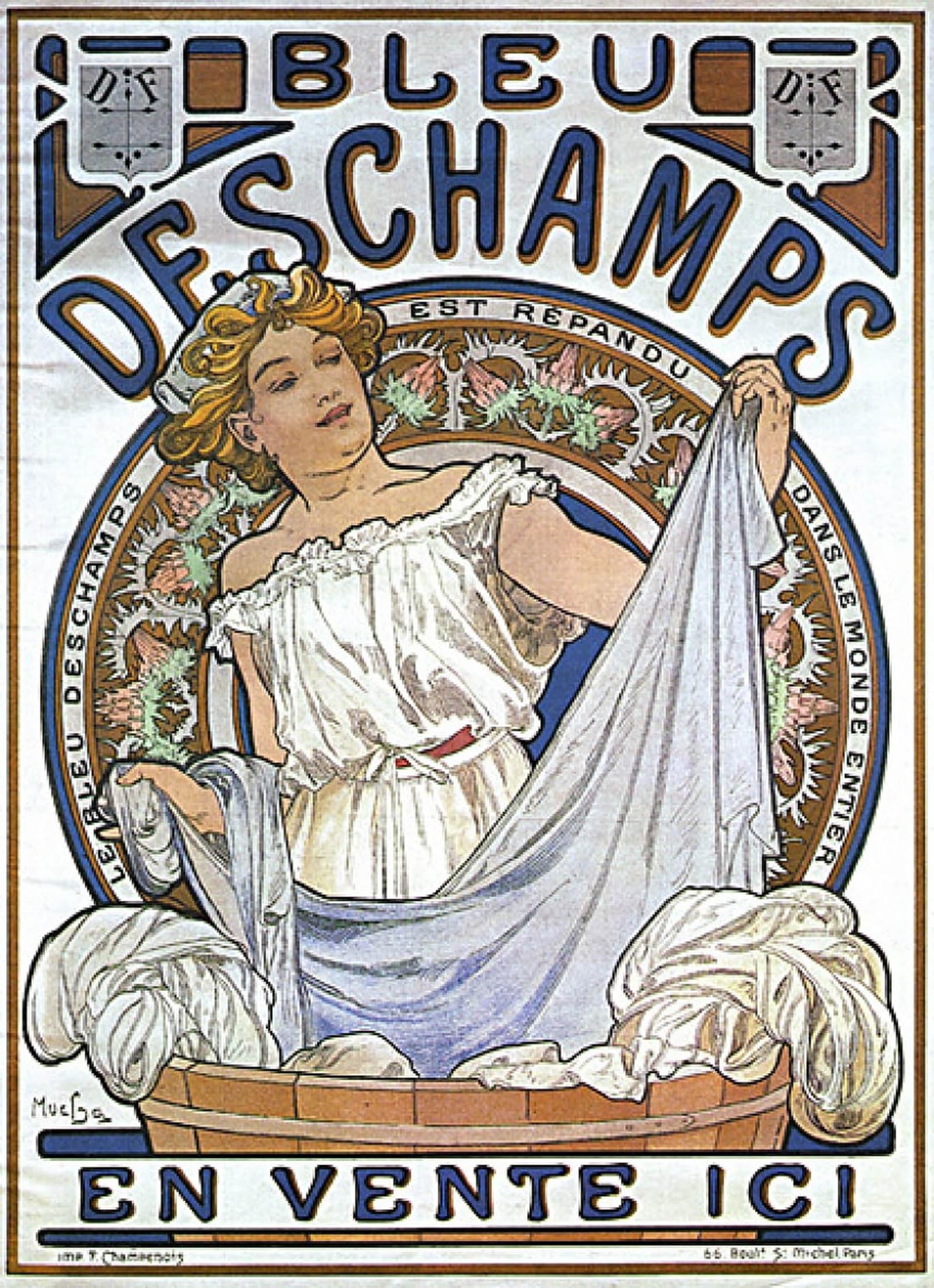 POSTERIIk Vintage Art Print Images Pictures Print Slavs in Their Homeland by Alphonse Mucha Modern Colour Posters for Office Home Decor 60x90cm