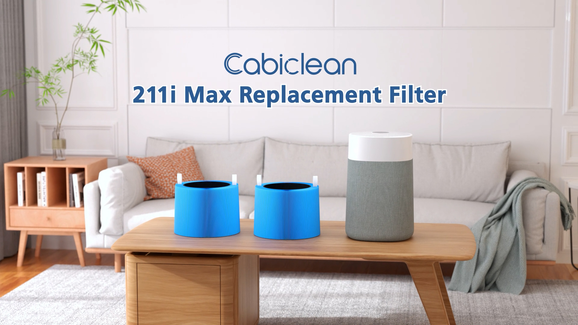 Image of 2 Pack 211i Max Replacement Filter Compatible with Blueair Blue Pure 211i Max Air Purifier, HEPA and Activated Carbon Replacement Filter for Blue Pure 211i-Max
