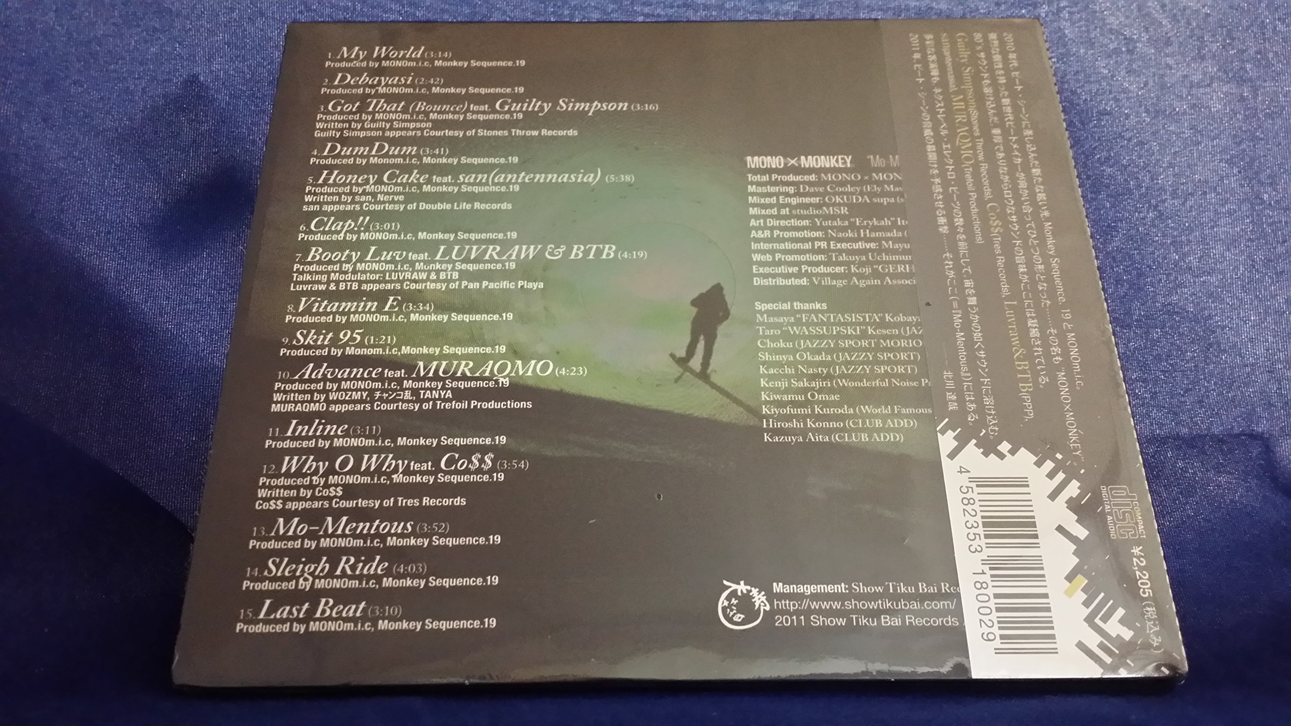 MONO MONKEY MONKEY_SEQUENCE.19 MONOM.I.C - Mo-Mentous - Disque CD