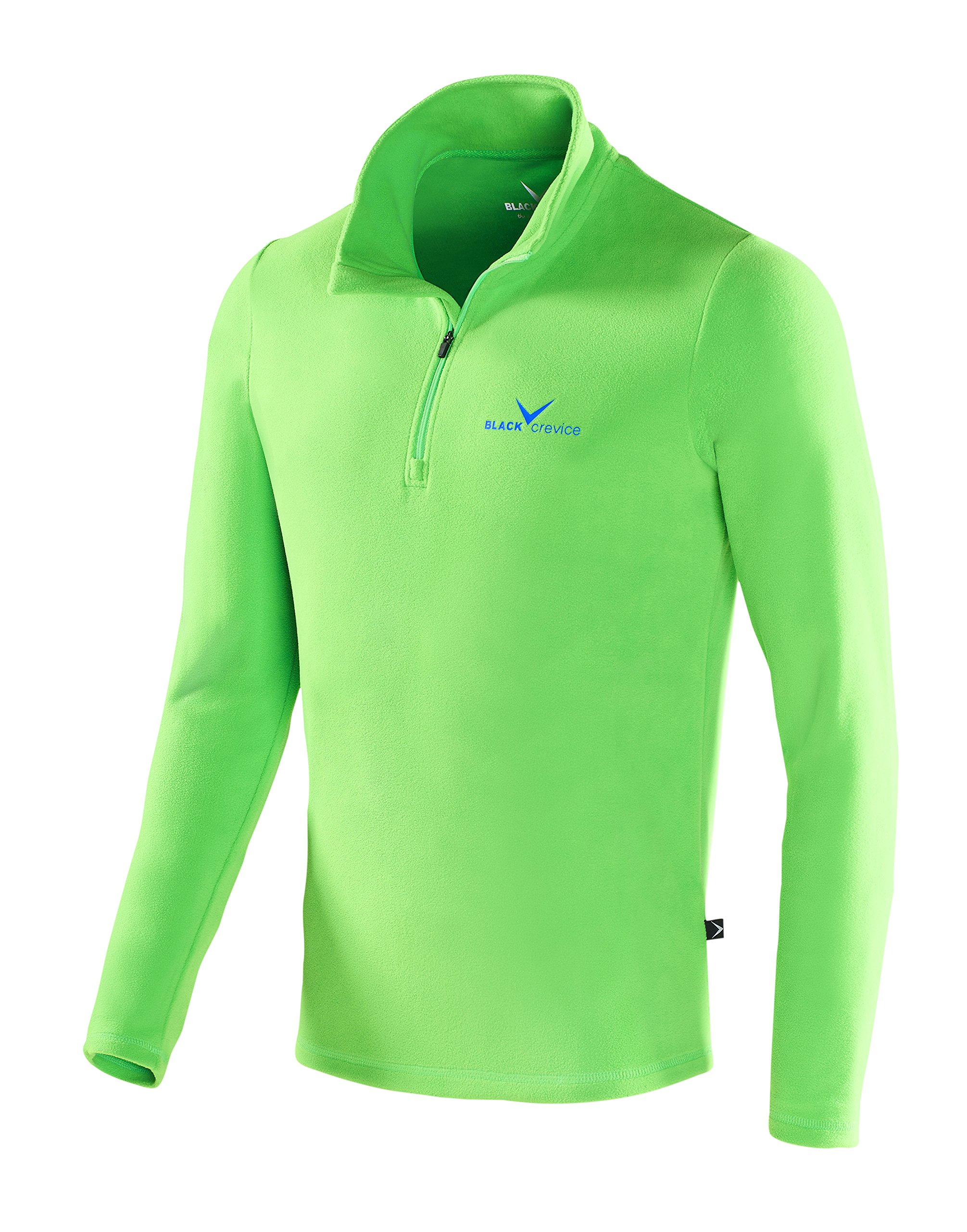 Black Crevice Men Skirolli Ski Roll-Neck, Green - green/blue, XL (Manufacturer Size: 54)