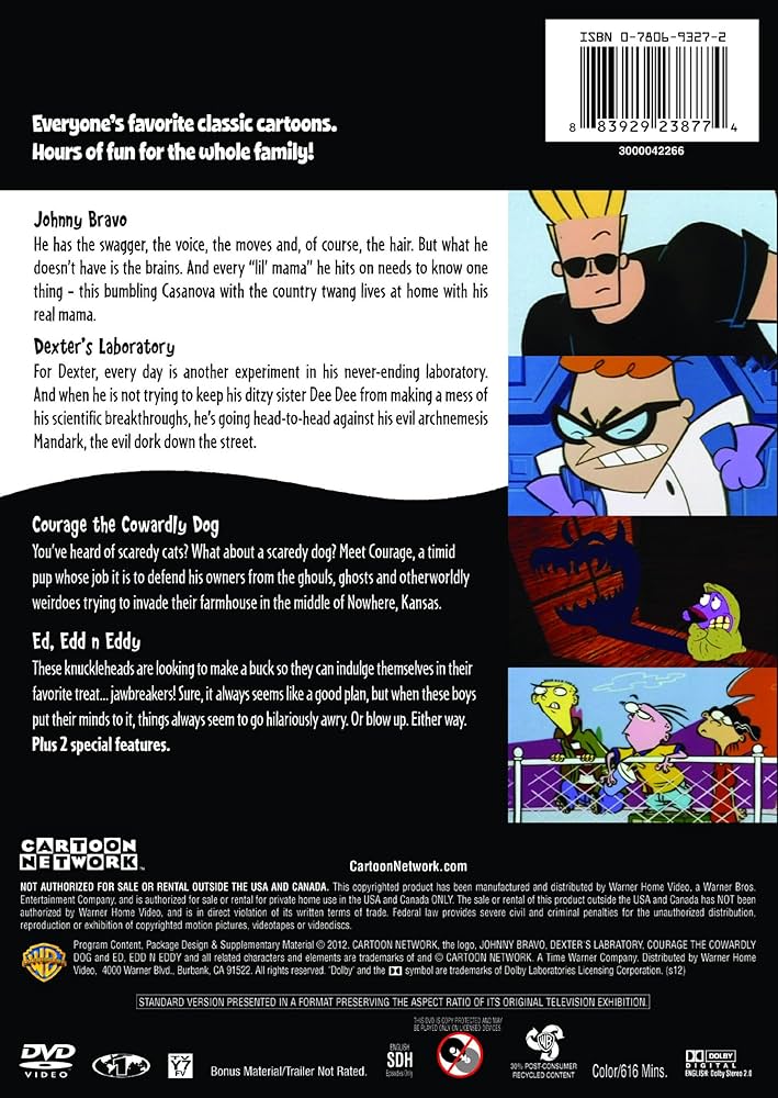 Amazon.com: 4 Kid Favorites Cartoon Network Hall of Fame Vol