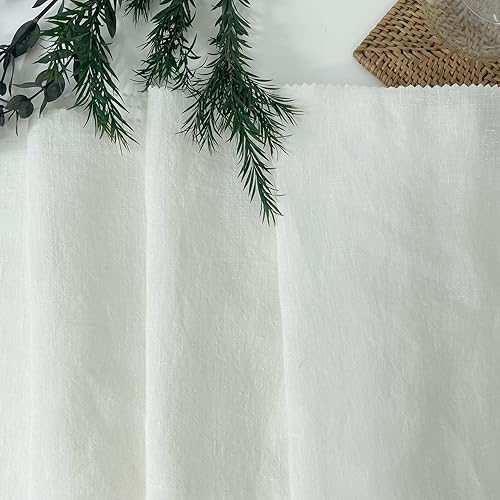 Miniatura 7 de Tela de lino natural oscura y ligera de alto trenzado  Material versátil y duradero para creaciones elegantes, ideal para coser y decoración del