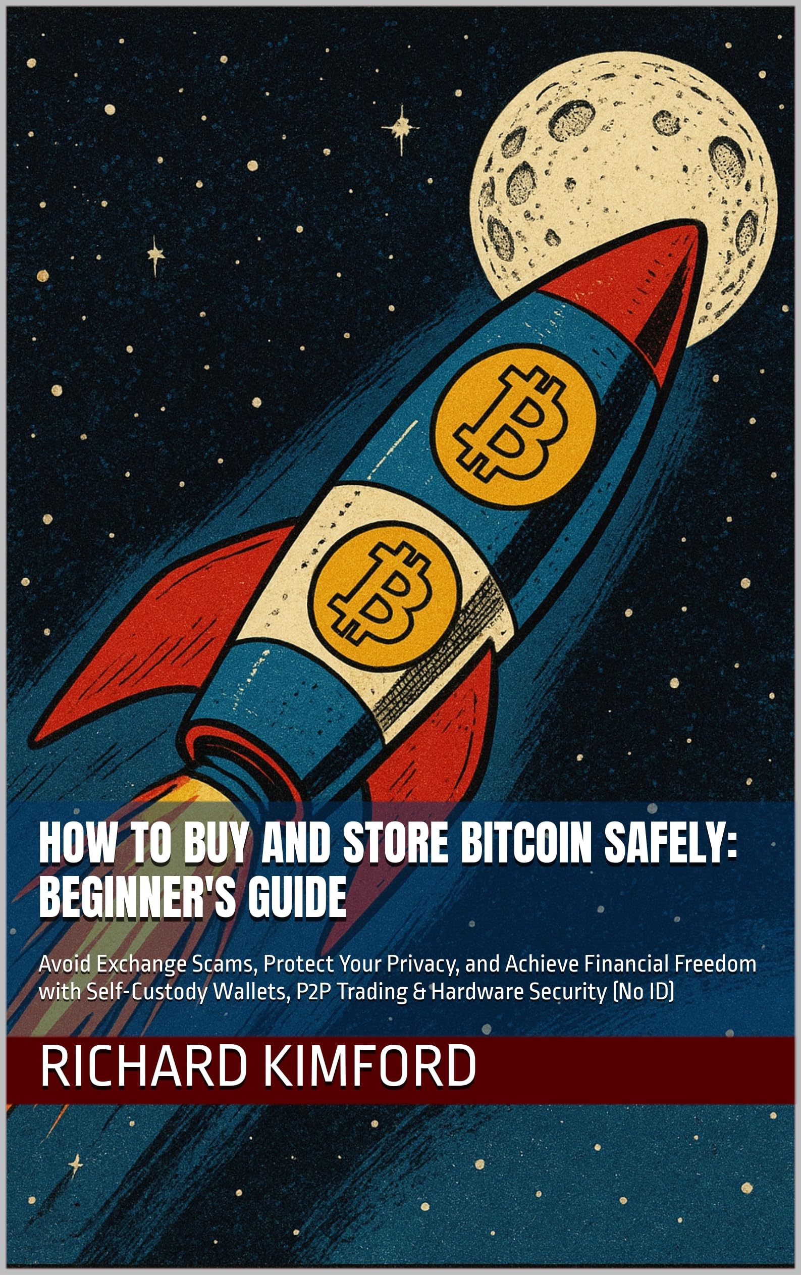 How to Buy and Store Bitcoin Safely: Beginner's Guide: Avoid Exchange Scams, Protect Your Privacy, and Achieve Financial Freedom with Self-Custody ... ... (No ID) (Richard Kimford's How To Series)