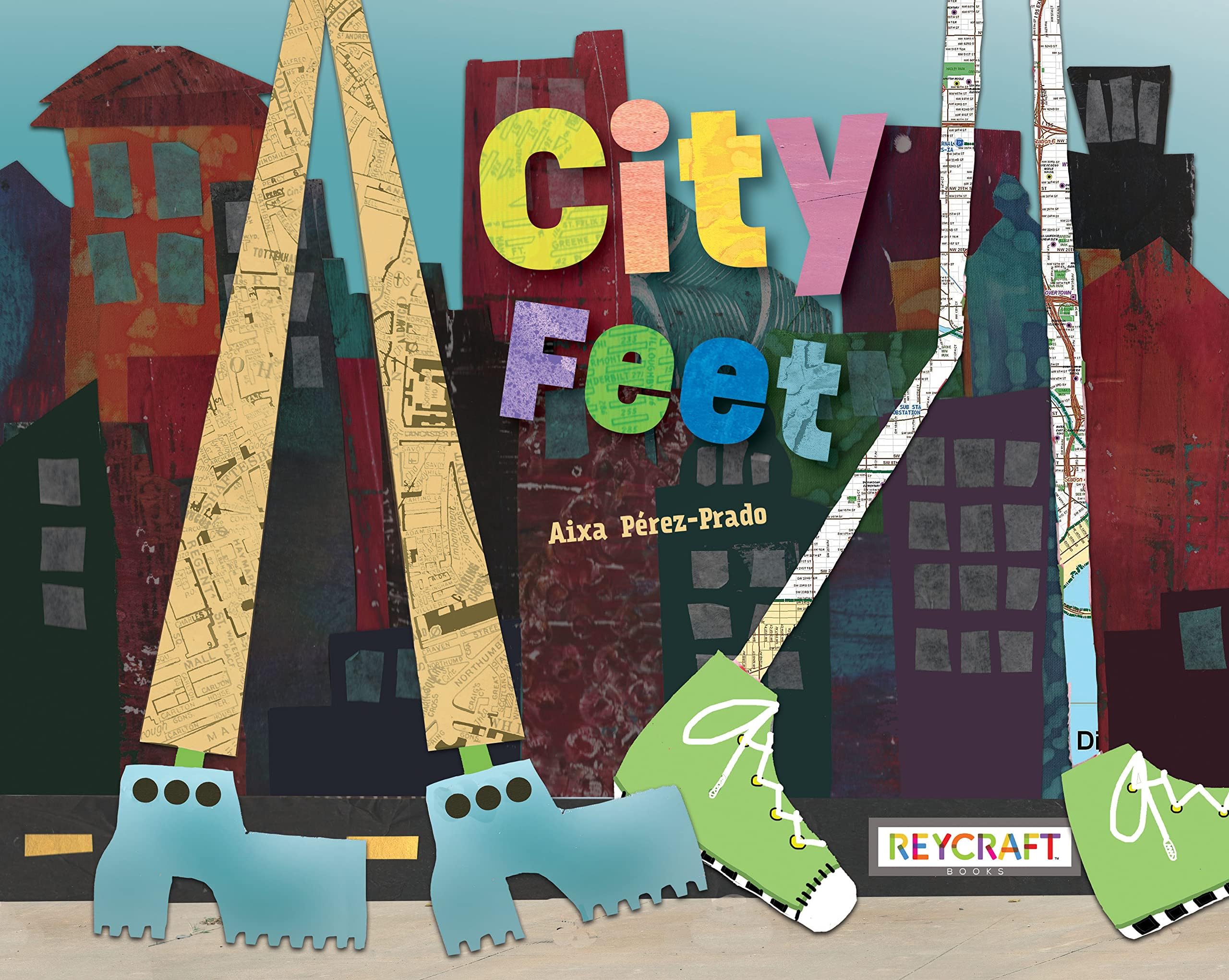 City Feet | Juvenile Narrative Fiction Book | Reading Age 4-8 | Grade Level PreK-2 | Learn About Diversity & Humanity in a Creative Way | Reycraft Books