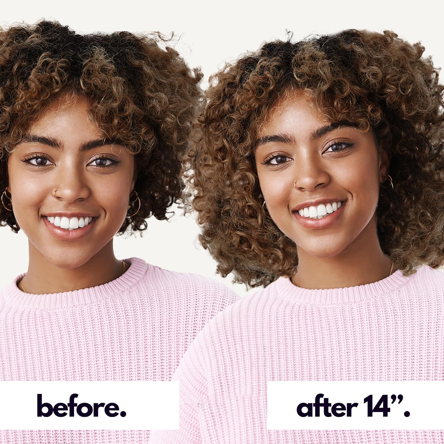 Irresistible Me 3A Curls Real Human Hair Extensions Clip Ins – 100% Human Hair Clip In Extensions for Length & Volume – Invisible Extension – Heat Resistant & Dyeable – Light Brown, 20 Inches - Image 5