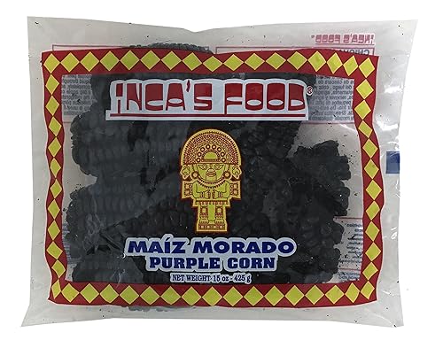 Inca's Food Maiz Morado - mazorca de maíz púrpura - 15 onzas (paquete de 3)