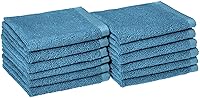 Algopix Similar Product 10 - Amazon Basics Soft Cotton Washcloths