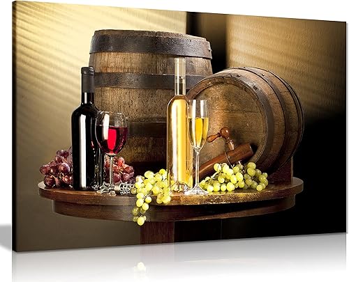 Panther Print - Lienzo decorativo (29.9 x 20.1in), diseño de corchos de vino