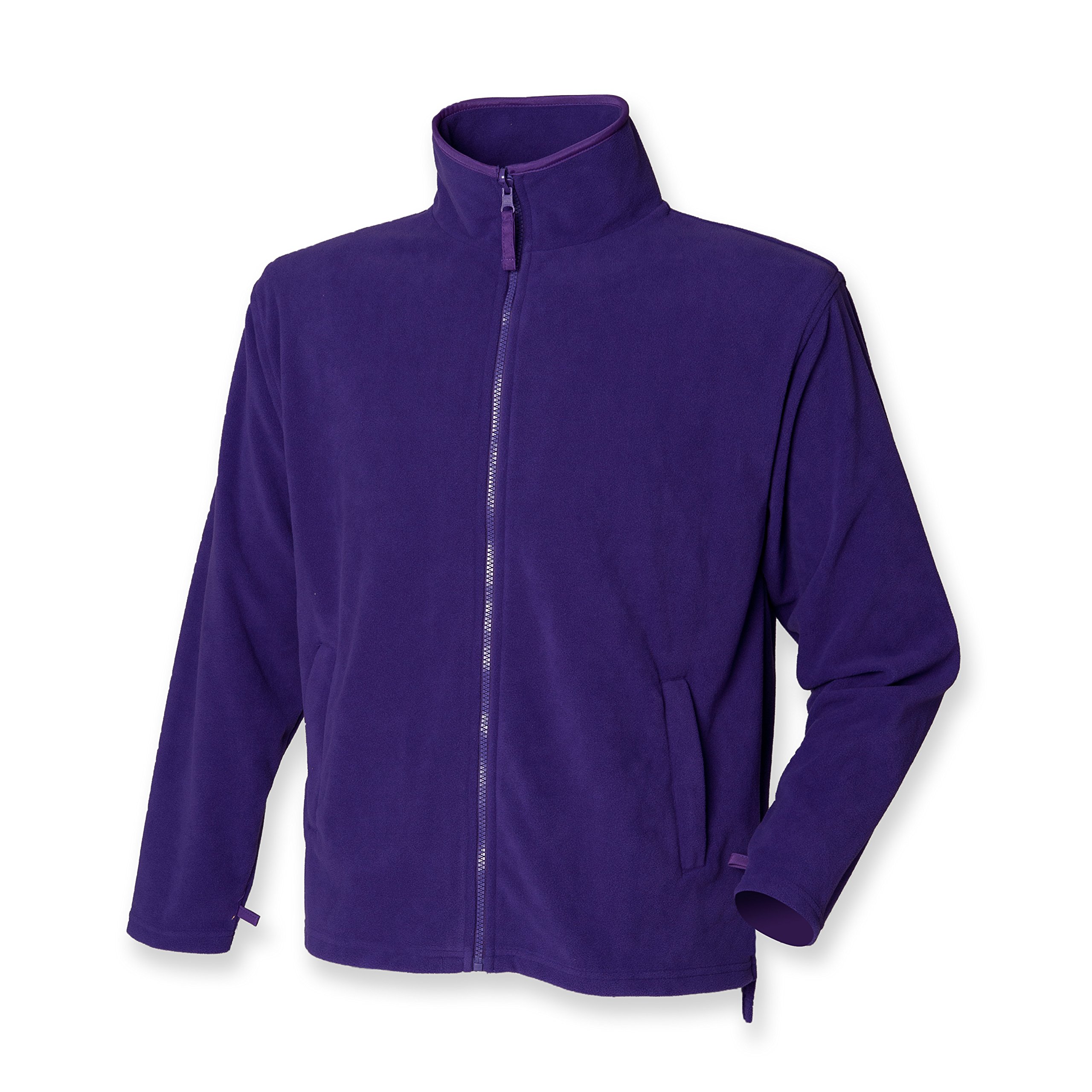Henbury Men's Purple Micro Fleece Jacket Xl