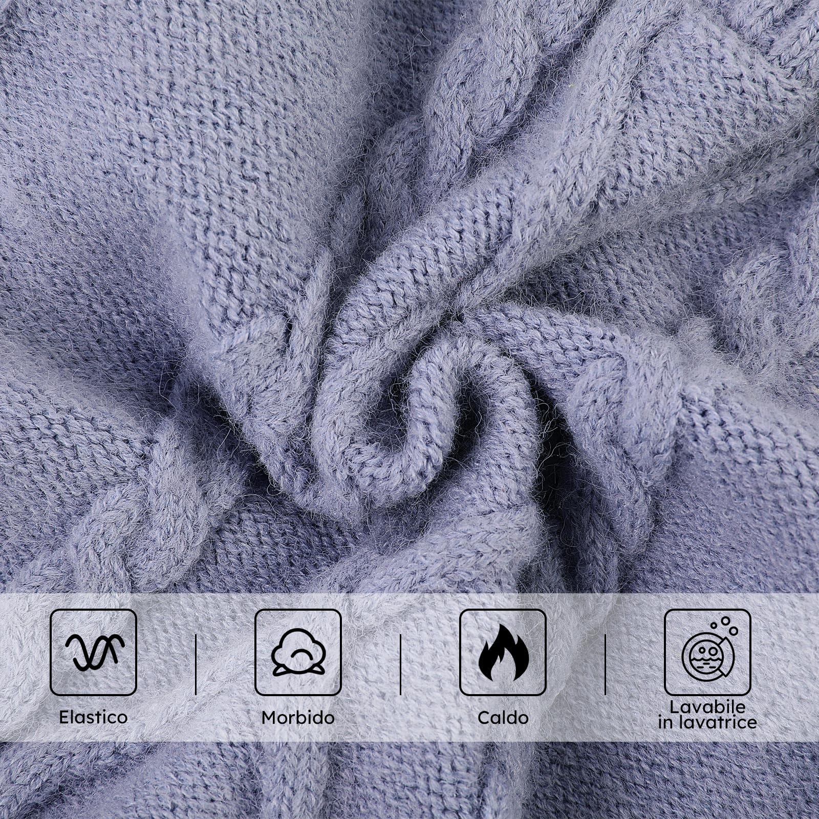 Queenmore Maglione Cane Taglia Media Maglioncino Cane Bassotto Caldo Felpa Cane A Collo Alto Ritorto Vestiti Per Cani Gatti Maglione Elastico Per Bulldog Francese Barboncino Chihuahua, Grigio, M