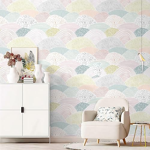 Miniatura 2 de CiCiwind Papel tapiz de 393.7 x 17 pulgadas, papel tapiz azul oscuro y dorado, papel tapiz geométrico a rayas, papel de contacto autoadhesivo