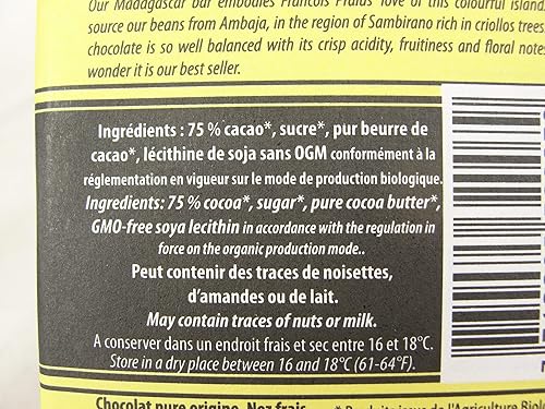 Miniatura 2 de FRANCOIS PRALUS Chocolate Madagascar, 3.5274 OZ
