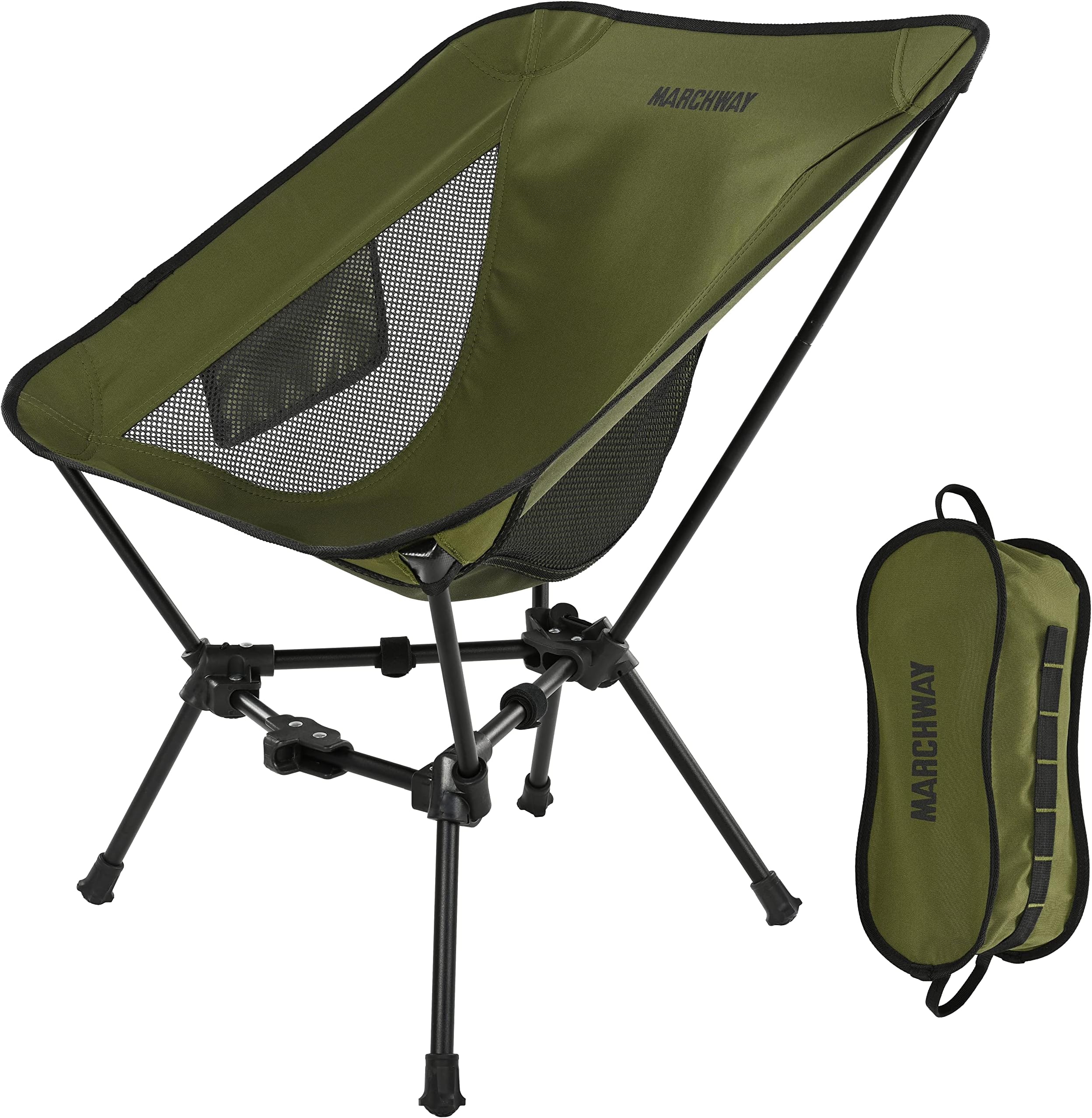 TUSK Compact Camp Chair Large Sports & Outdoors
