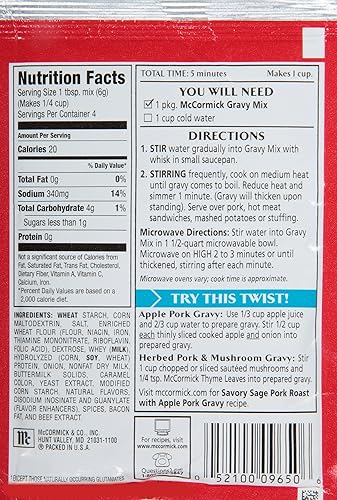 Miniatura 37 de McCormick Mezcla de salsa de cerdo, 0.87 oz