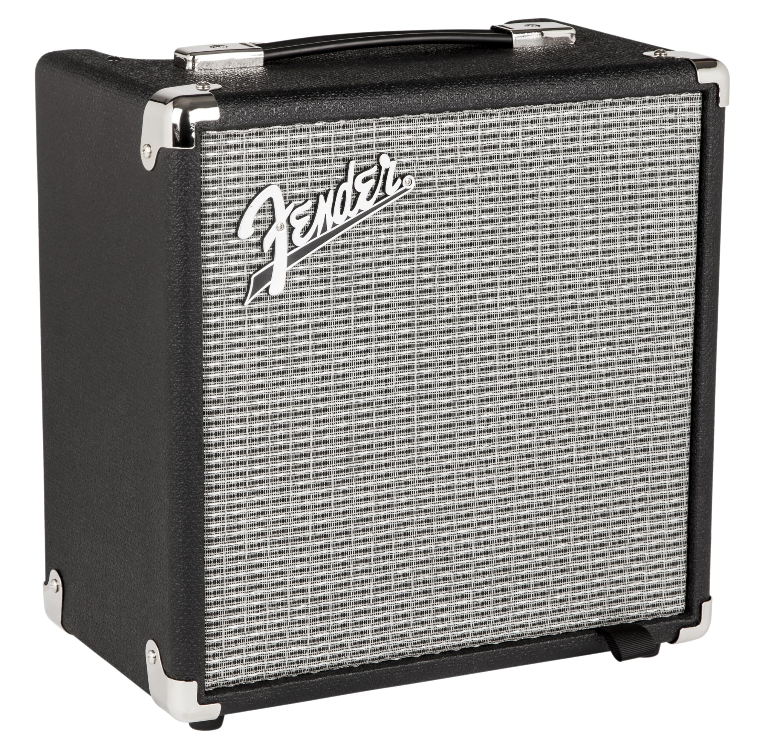 Fender Rumble 15, Bass Amp, 15W, Suitable For Electric Bass Guitar, Small/Compact Bass Practice Amp, Black/Silver