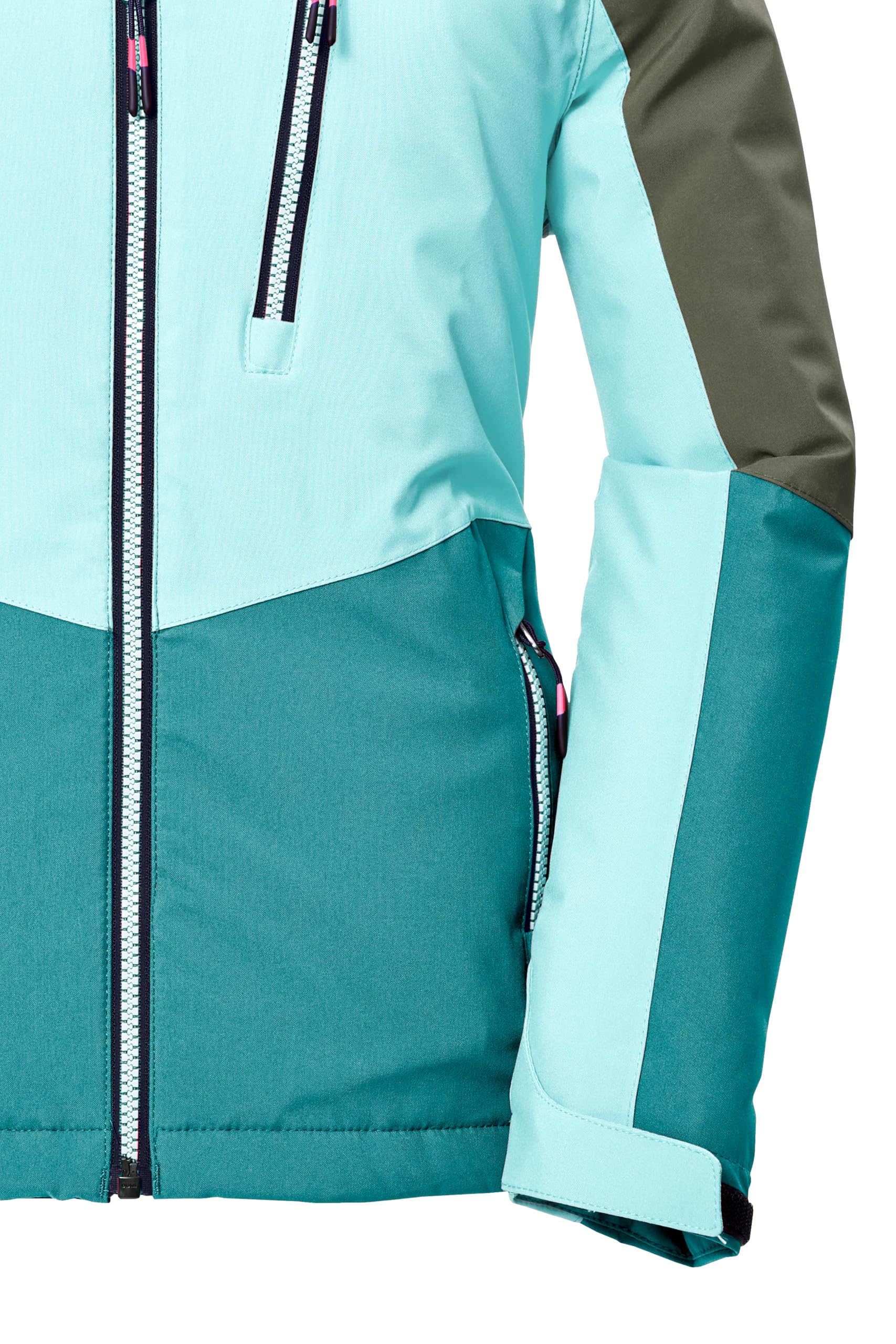 Killtec Kow 354 Grls Jckt Giacca funzionale/giacca outdoor con cappuccio e paraneve Bambine e ragazze