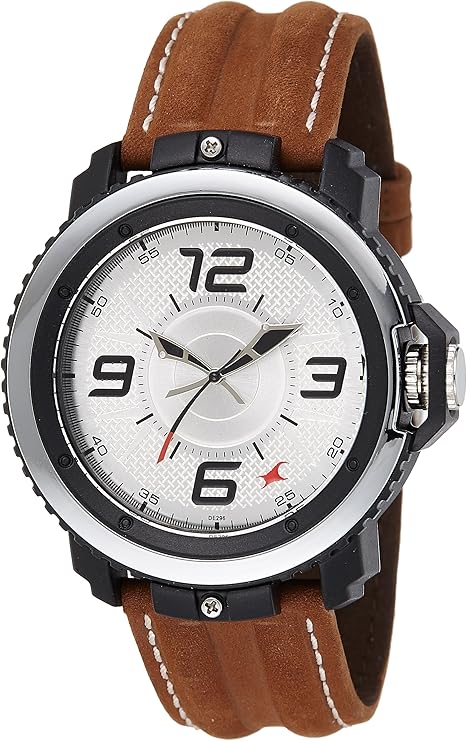 Đồng hồ đeo tay nam mặt xám/bạc Fastrack Titan