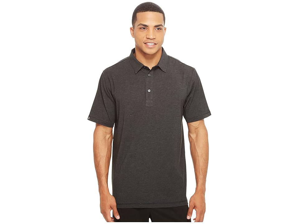 

Linksoul LS183 Dry-Tek Polo (Black Heather) Men's Clothing