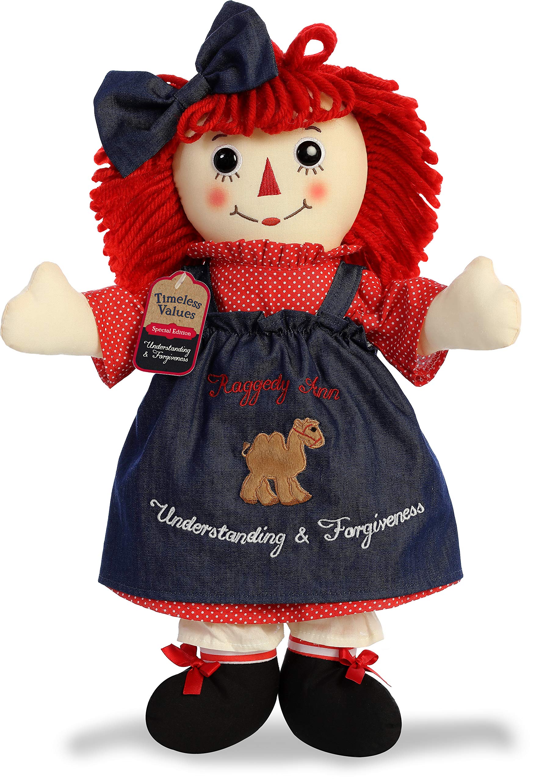 Amazon.com: Muñeca Raggedy Ann de Aurora World, clásica, 16