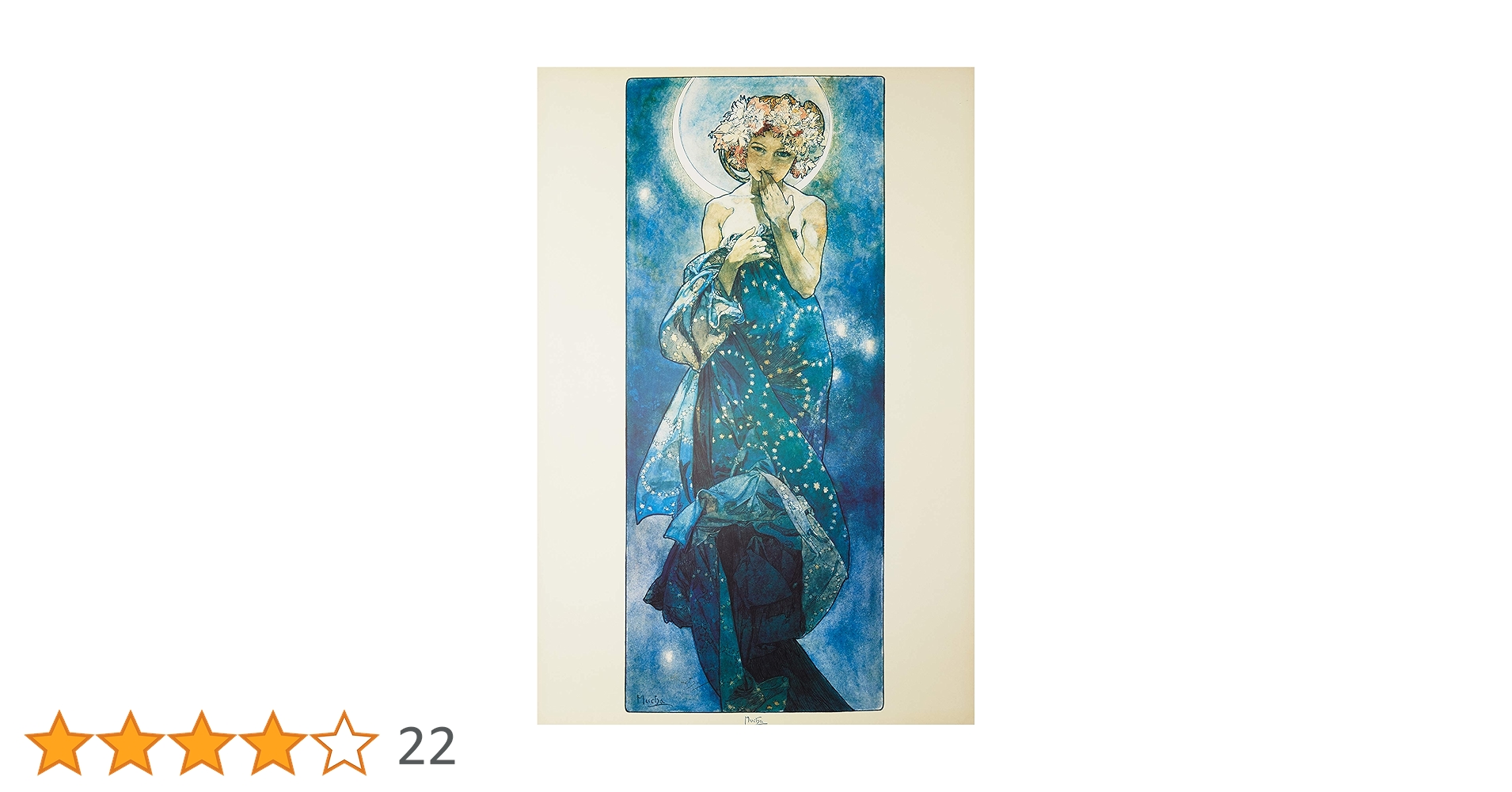 Amazon.co.jp: ポスター ミュシャ/月光 PP-31094 : ホーム＆キッチン