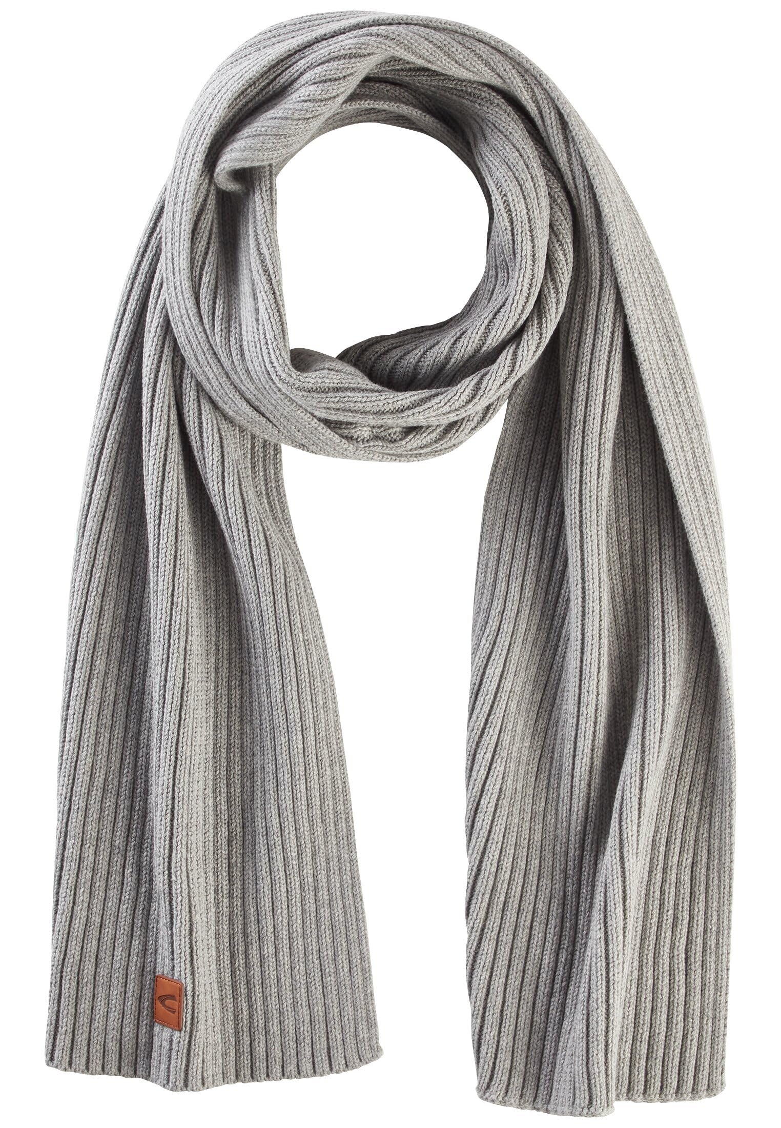 camel active 407500-4V50 - Pañuelo para hombre, talla única, color gris, Color gris., Talla única
