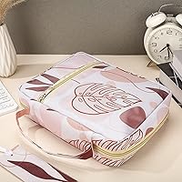 Vista 2 de Laumoi Funda para la Biblia para mujer, funda de Biblia floral de 10 pulgadas, bolsa protectora portátil para suministros de estudio bíblico, Varios