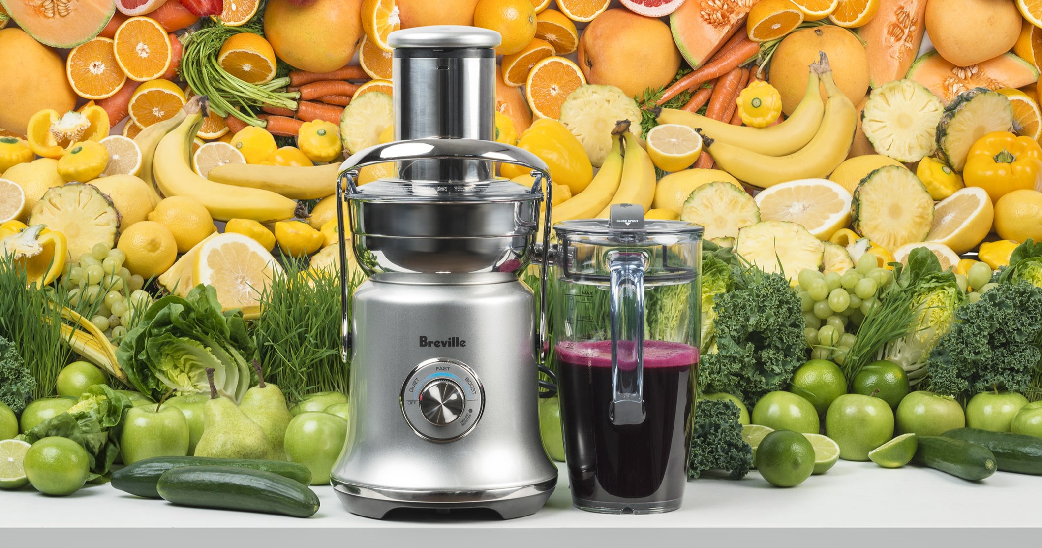 Breville the Juice Fountain Cold XL Juicer (Black Truffle