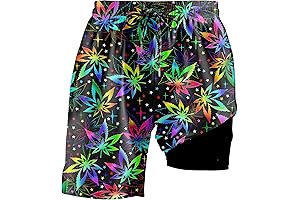 Our Editors' Pick for Men's Swim Trunks with Compression Liner, Quick Dry...