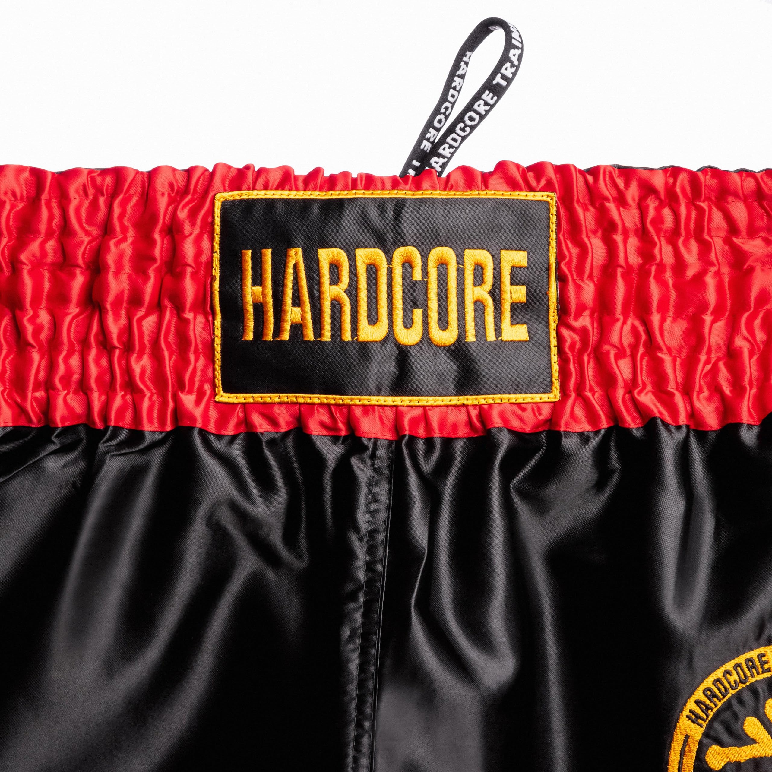 Hardcore Training Classic Muay Thai Pantaloncini Uomo Kickboxing Boxe Combattimento MMA Sparring