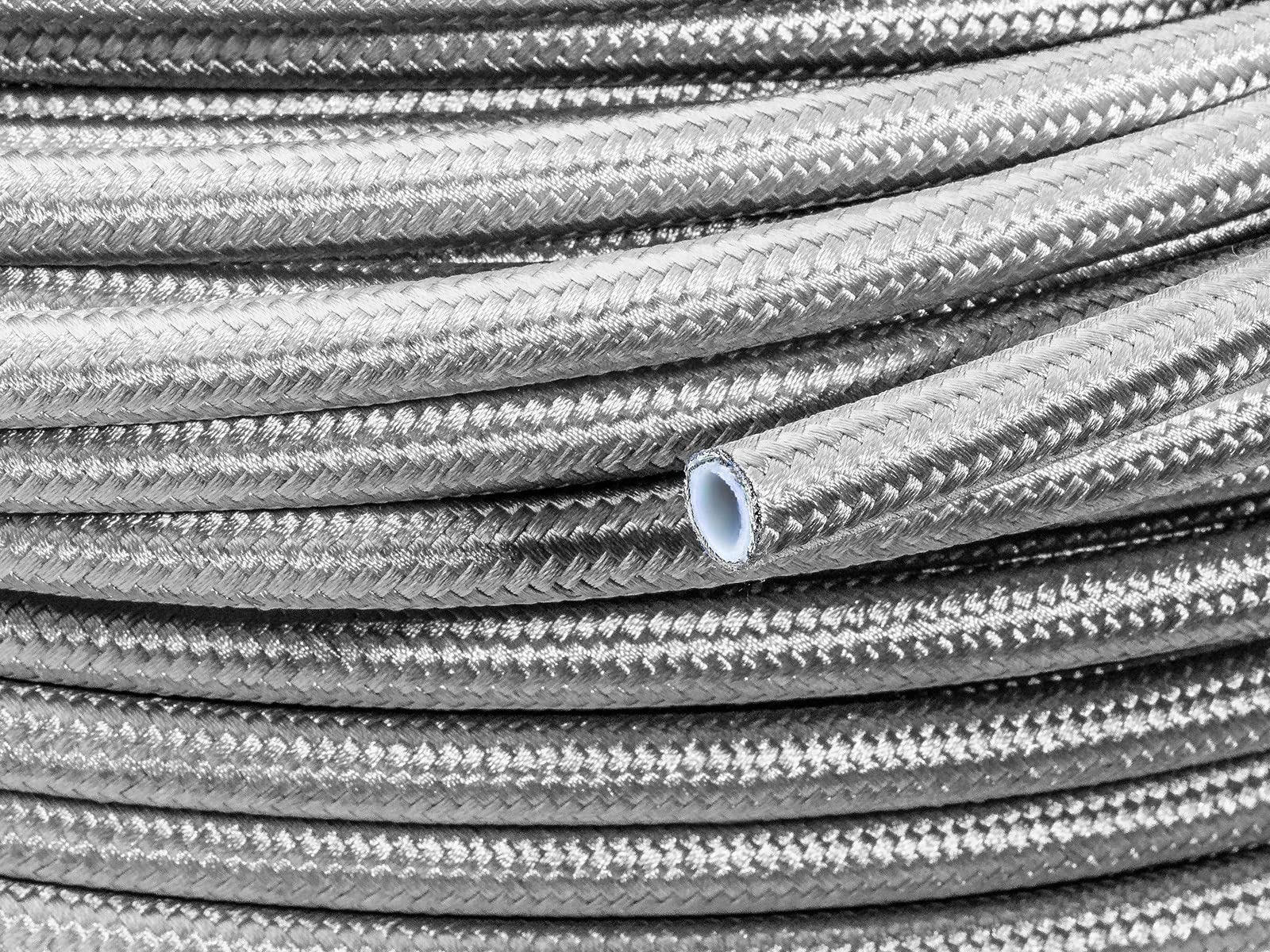 PTFE AN16 25 mm wąż teflonowy, wąż paliwowy, do benzyny, oleju napędowego