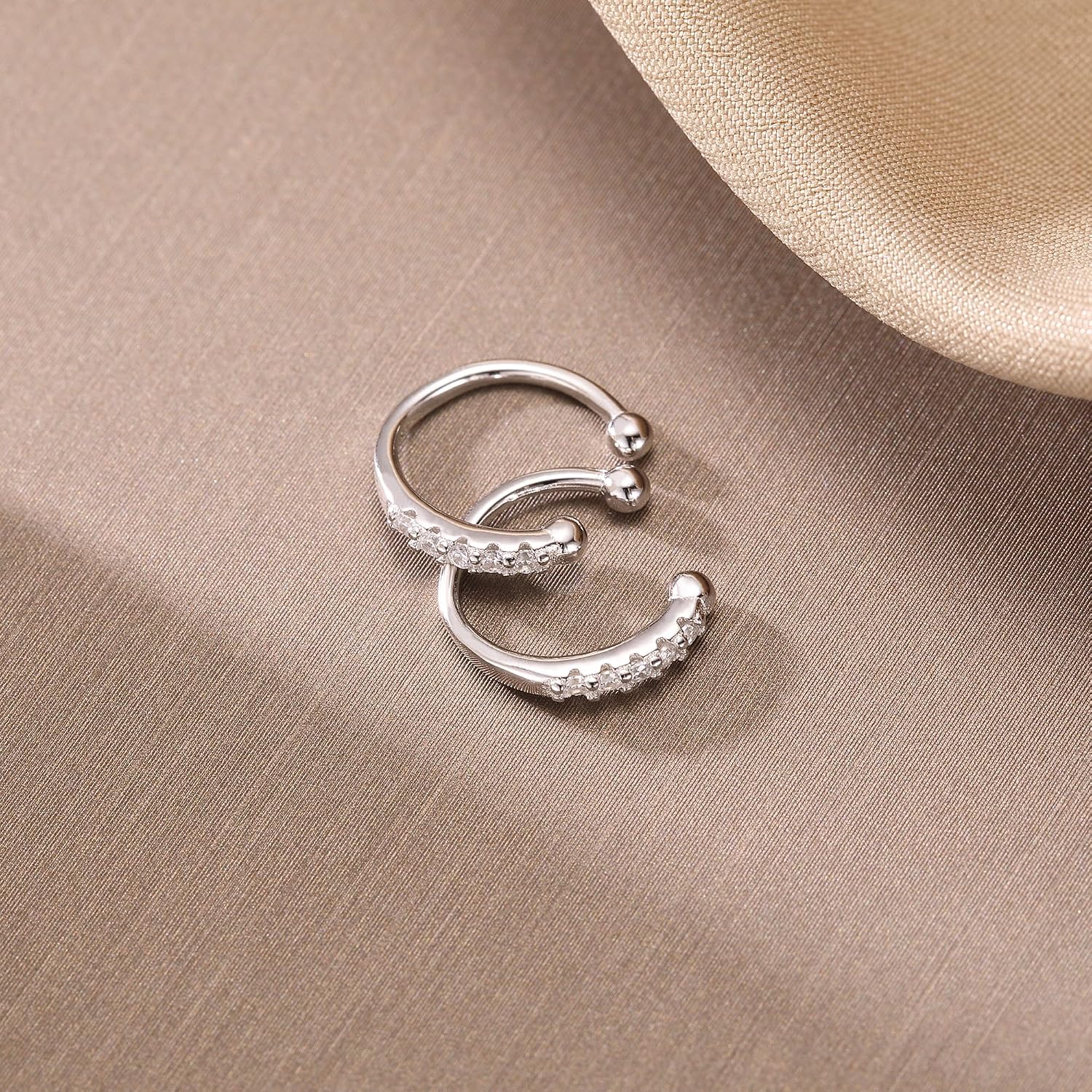 SLUYNZ Sterling Silver No Piercing Earrings Cuff for Women Cartilage Earrings Helix Earrings