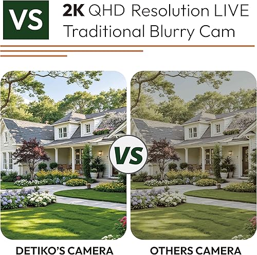Miniatura 3 de Cámara de ventana 2K, cámara de interior WiFi de 2.4G para seguridad del hogar, visión nocturna a color AI, detección de personas y movimiento,