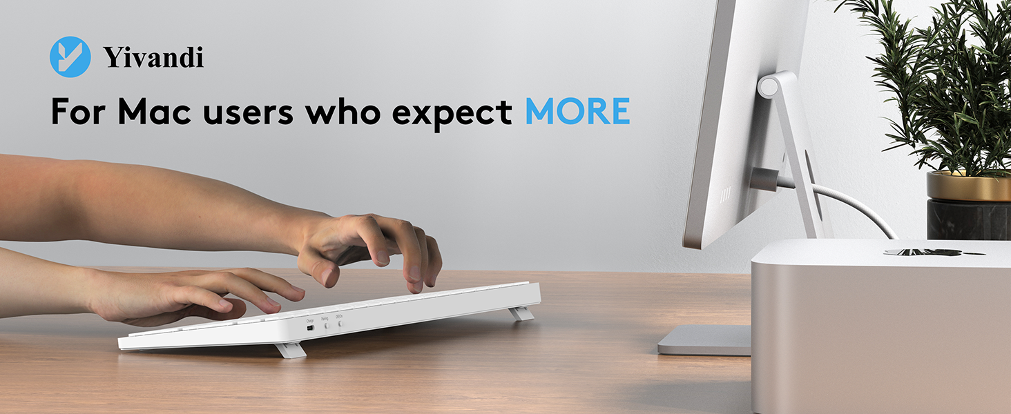 Amazon.com: Wireless Keyboard for Apple Mac OS, Compact Bluetooth