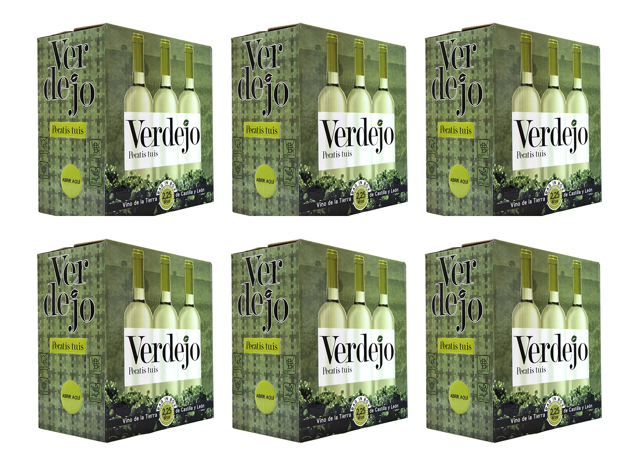 Pecatis Tuis Verdejo - Vino blanco Bag in Box (6 BIB x 2,25l)