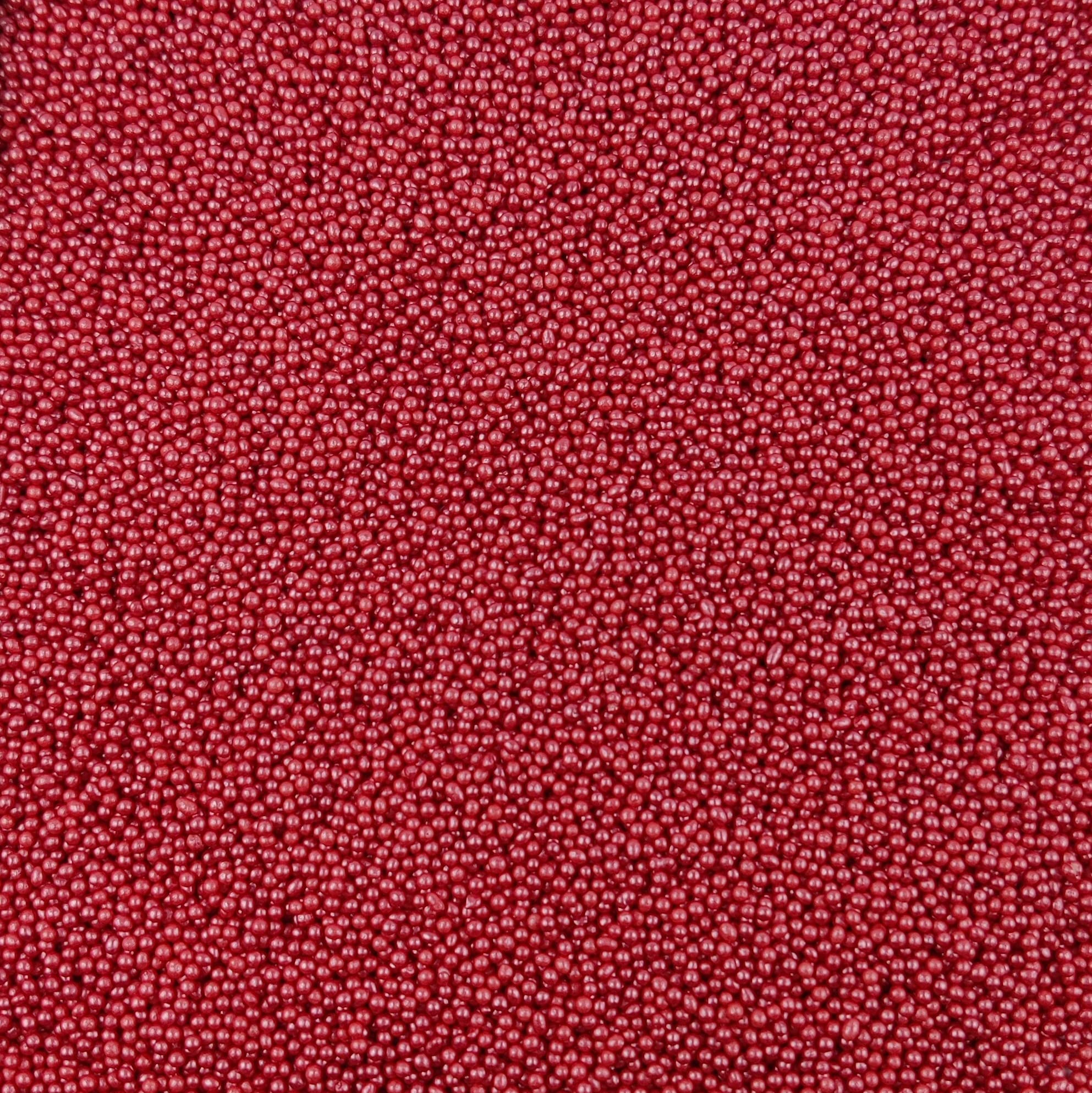 Tastycrafts Bakestable Colour Balls | Baking Edible Metallic Pearl Balls | Sprinkles Decoration for Cake Cupcake Cookie Ice Cream Toppers Décor | Coloured Sugar Confectionery | 100 gm (Red) - Image 4 thumbnail
