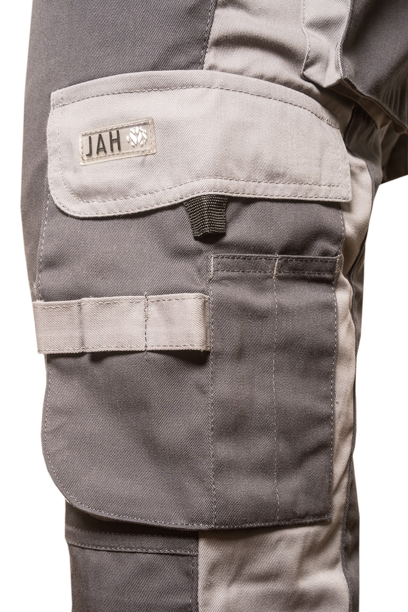 Jah 2110 Pantalones Cargo 5 piezasPoliéster/Algodón Cordura Gris/Negro
