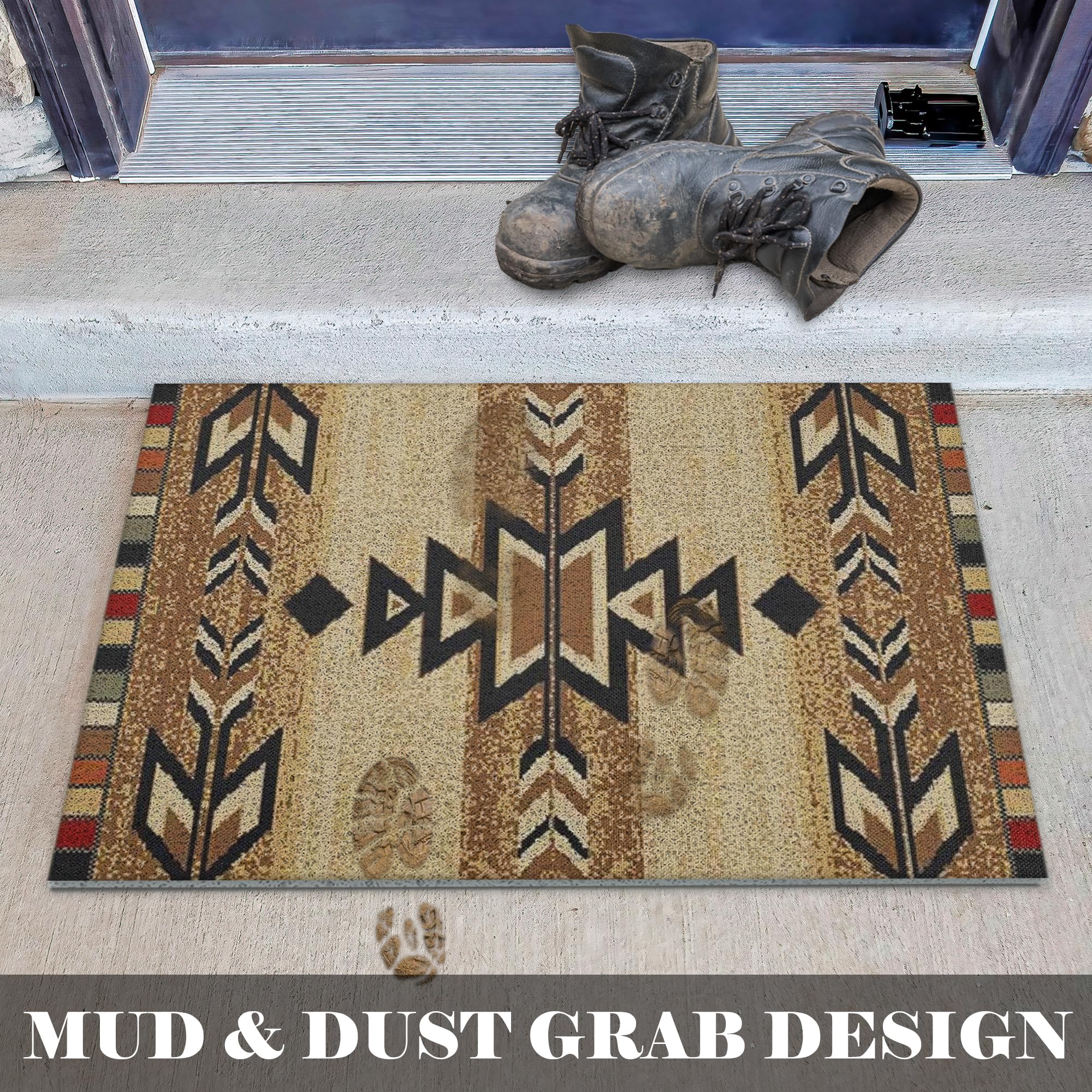 Doormat Native Snapklik.com : Luvadian Southwest Tribal Mat - Aztec Native American ...