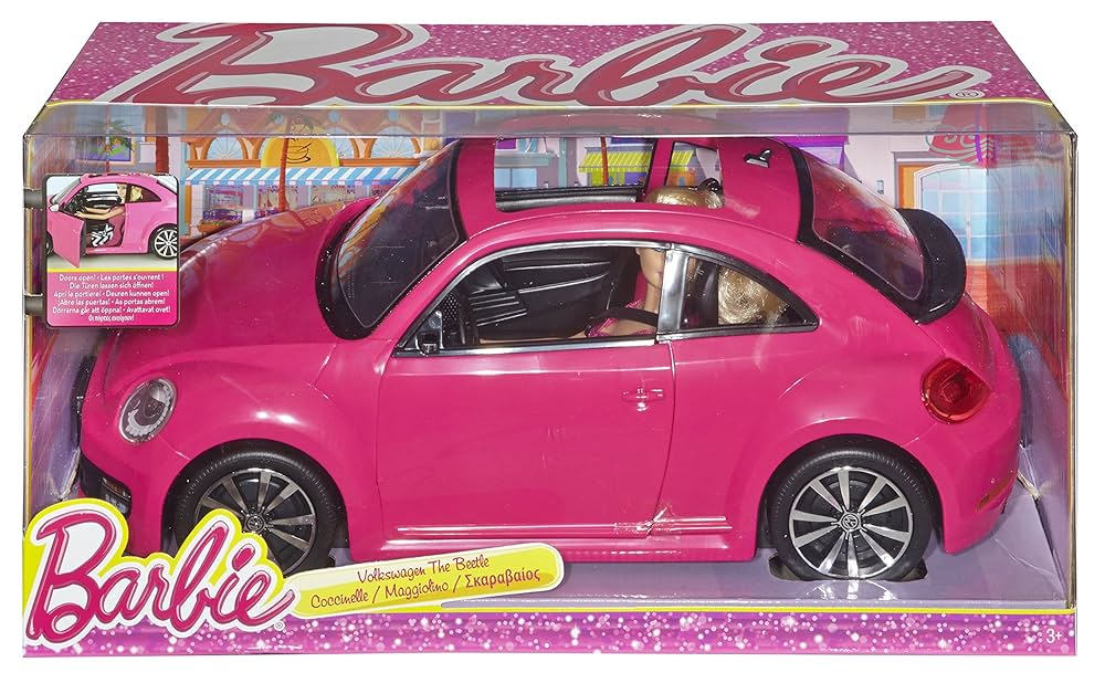 Barbie【バービー】VOLKSWAGEN NEW BEETLE Barbie Doll + New VW Beetle Vehicle : Amazon.in: Toys & Games